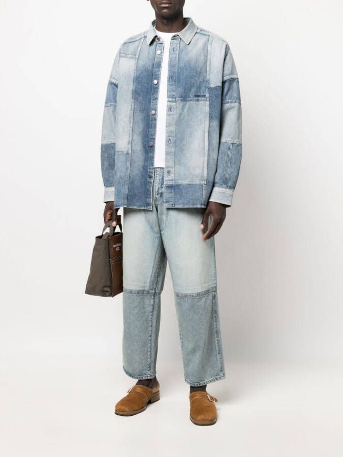 AMBUSH Jeans met vlakken Blauw