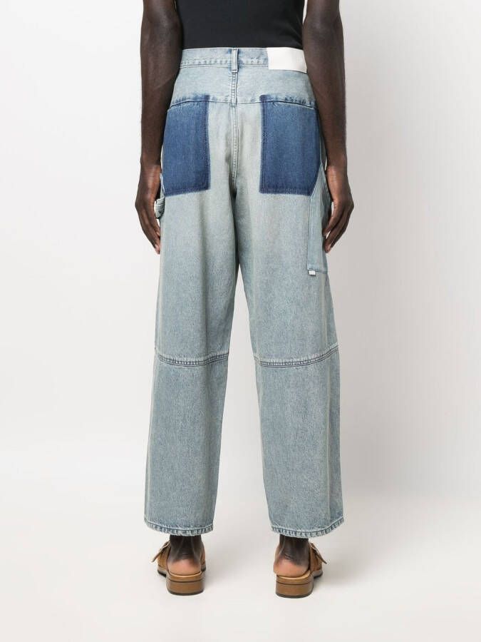 AMBUSH Jeans met vlakken Blauw