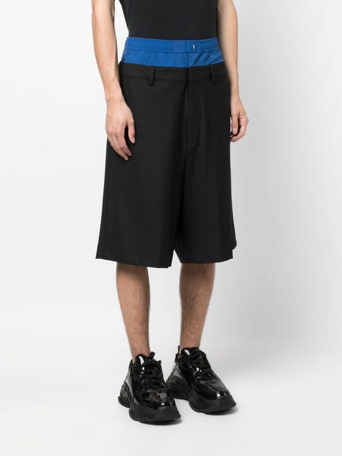 AMBUSH Gelaagde shorts Zwart