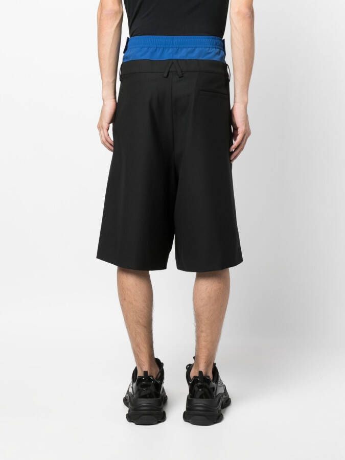 AMBUSH Gelaagde shorts Zwart