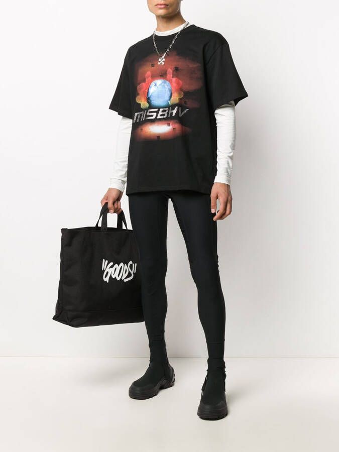 AMBUSH Legging met logoband Zwart