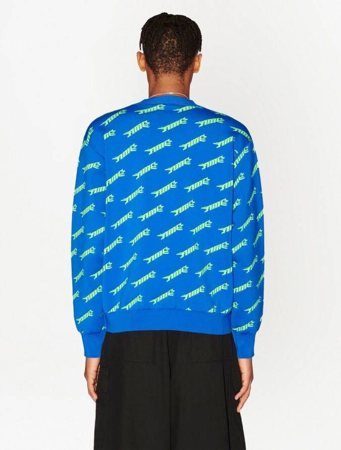 AMBUSH Trui met intarsia logo Blauw