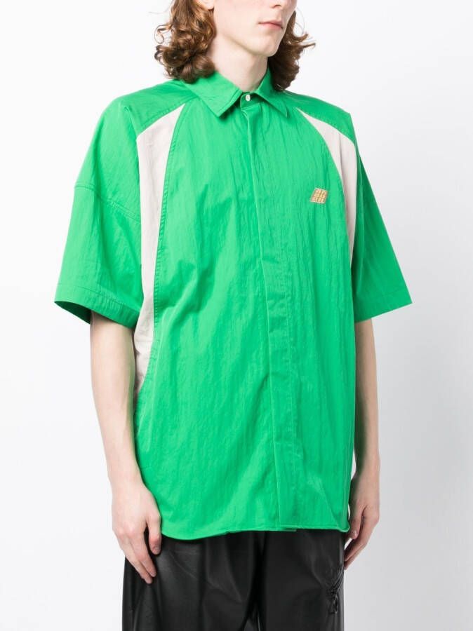 AMBUSH Overhemd met logopatch Groen