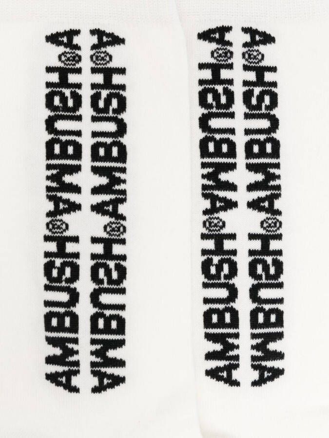 AMBUSH Sokken met logoprint Wit