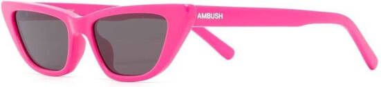 AMBUSH Molly zonnebril met cat-eye montuur Roze