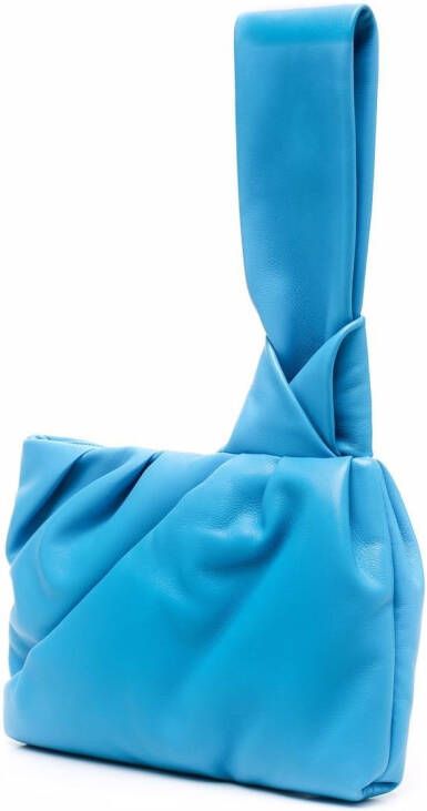 AMBUSH Nejiri leren clutch Blauw