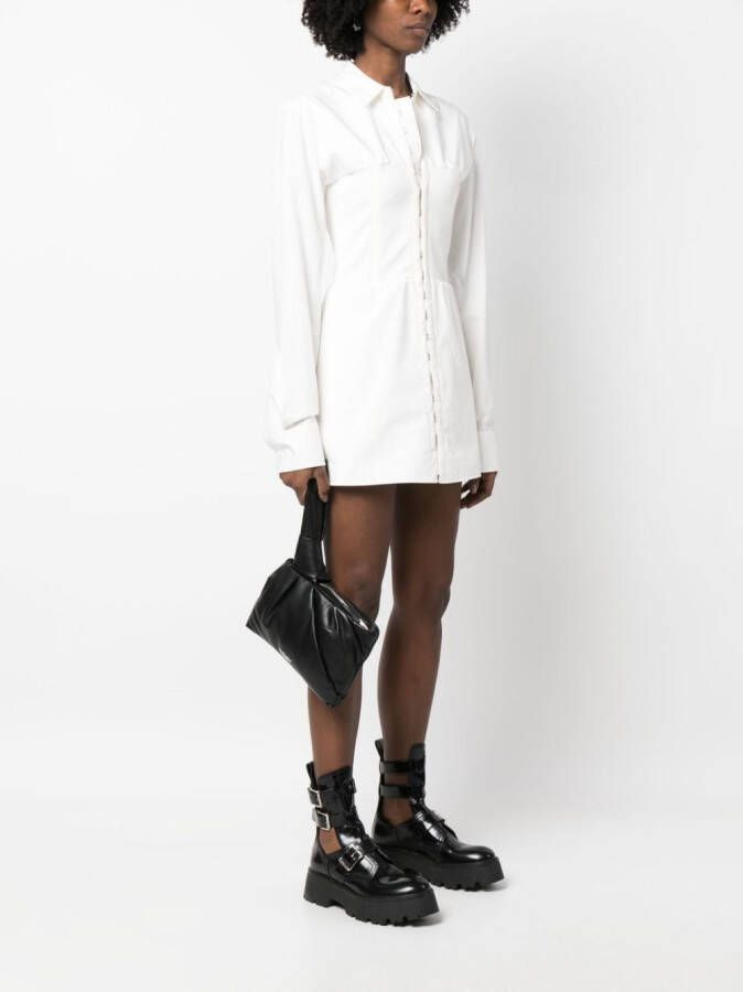 AMBUSH Nejiri leren clutch Zwart