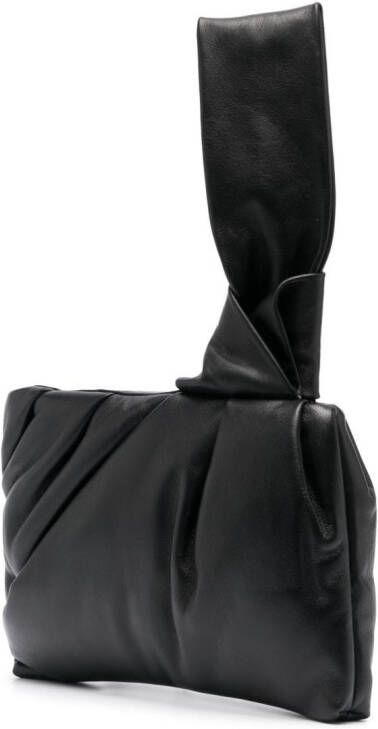 AMBUSH Nejiri leren clutch Zwart