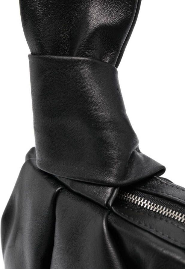 AMBUSH Nejiri leren clutch Zwart