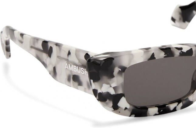 AMBUSH Nova zonnebril met vierkant montuur Zwart