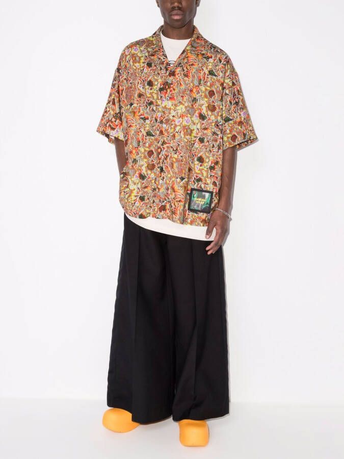 AMBUSH Overhemd met abstracte print Rood