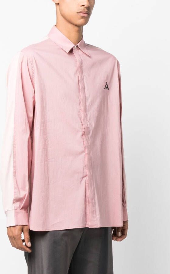 AMBUSH Overhemd met geborduurd logo Roze