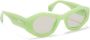 Ambush Geometrische groene zonnebril met gedurfd ontwerp Green Unisex - Thumbnail 2