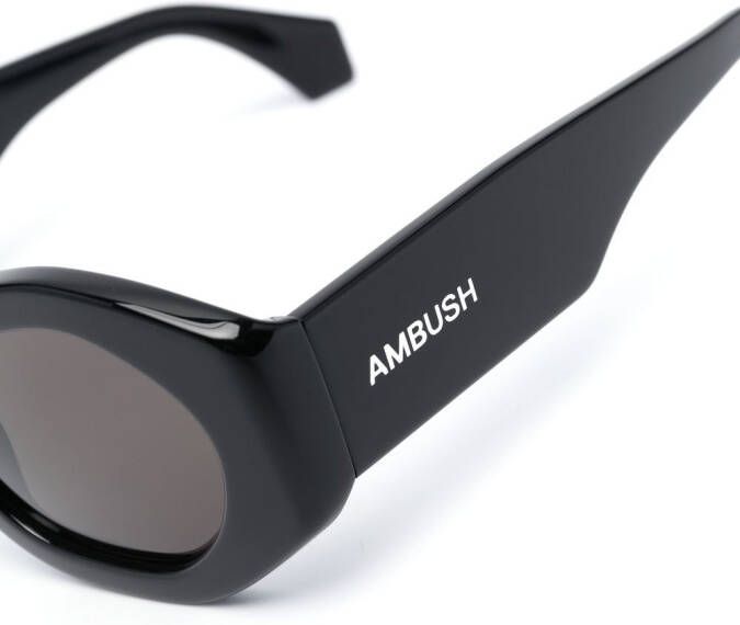 AMBUSH Pryzma zonnebril met geometrisch montuur Zwart