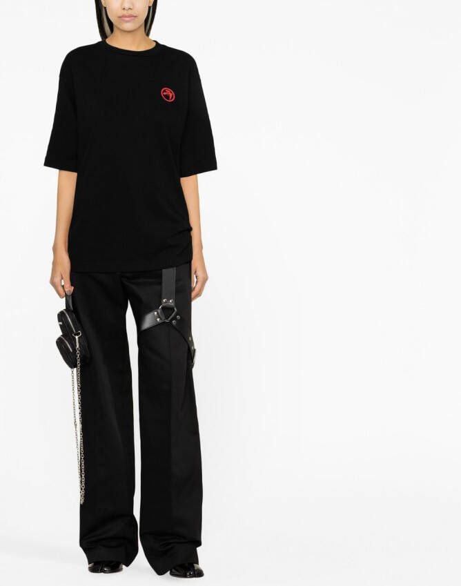 AMBUSH T-shirt met print Zwart