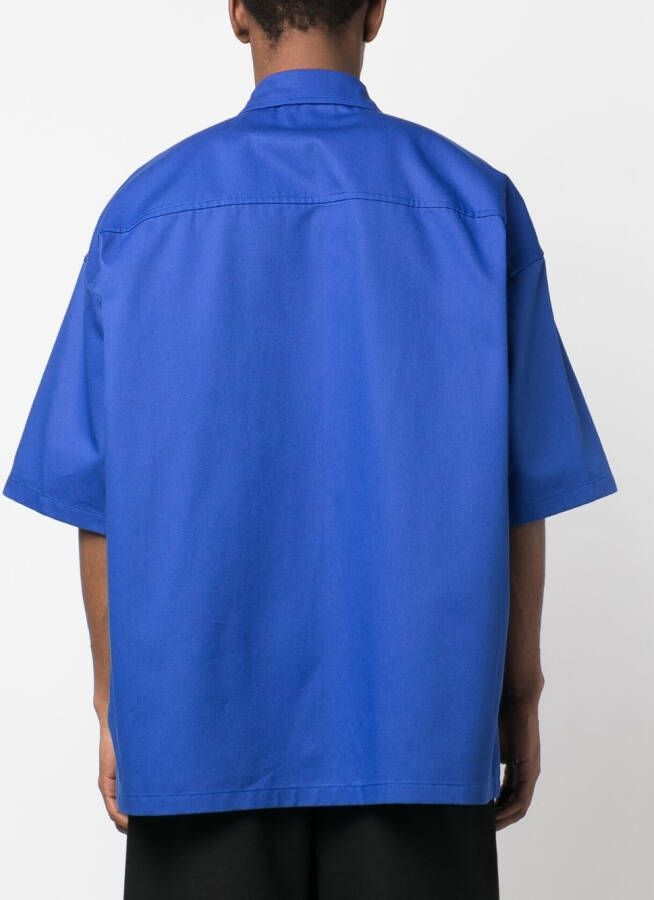 AMBUSH Shirt met rits Blauw