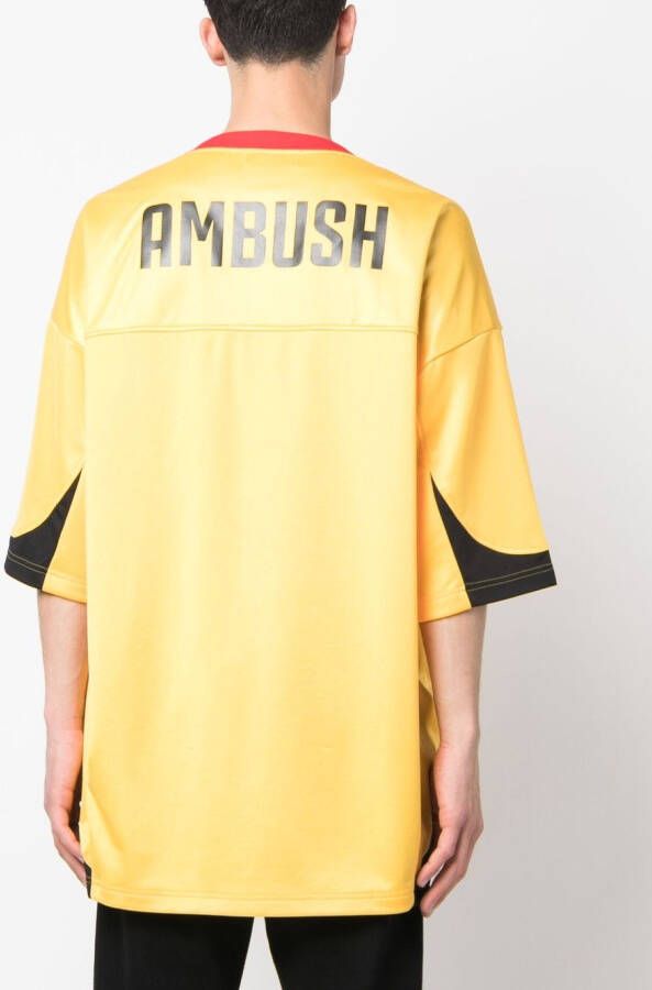 AMBUSH T-shirt met print Geel