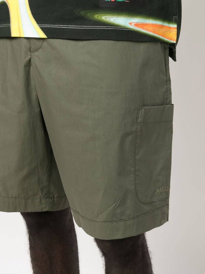 AMBUSH Shorts met trekkoord Groen