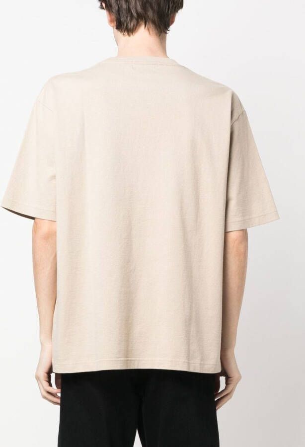 AMBUSH T-shirt met print Beige