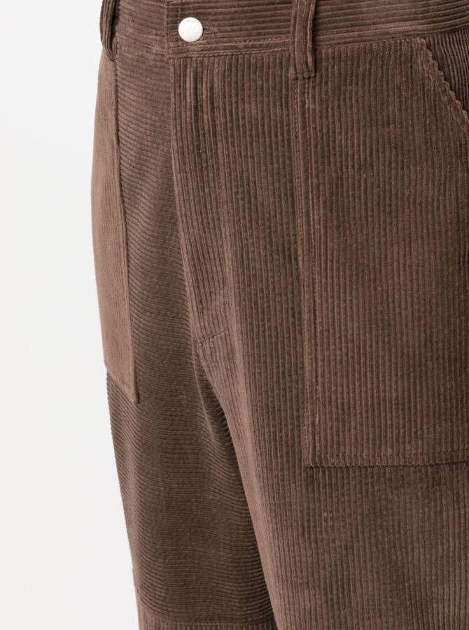 AMBUSH Ribfluwelen broek Bruin