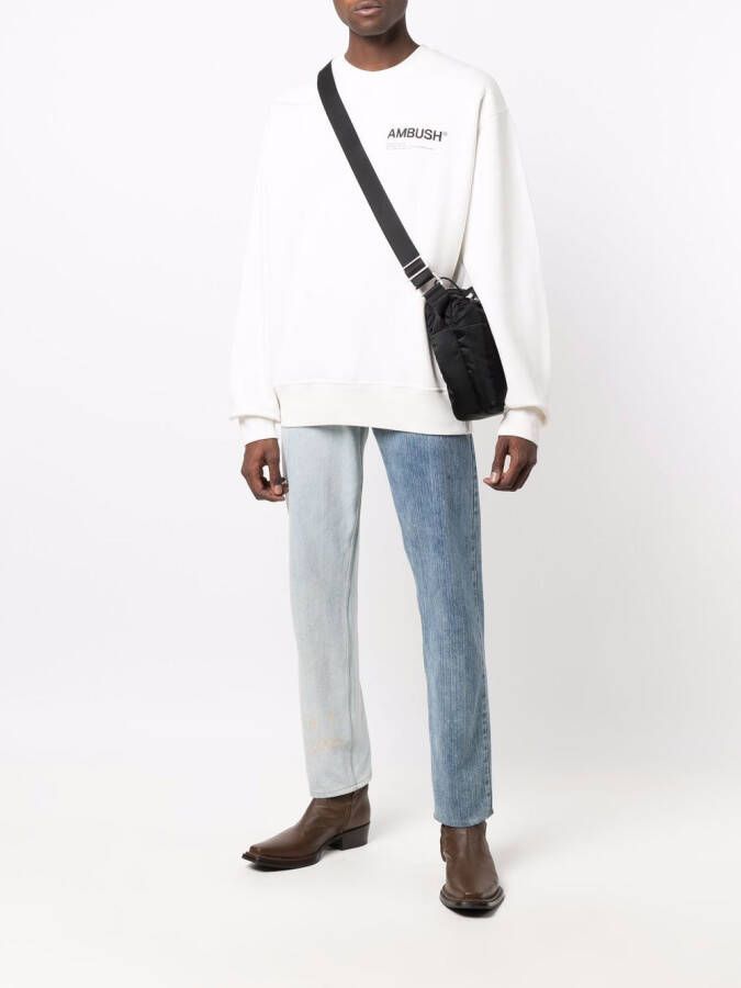 AMBUSH Sweater met logo Wit