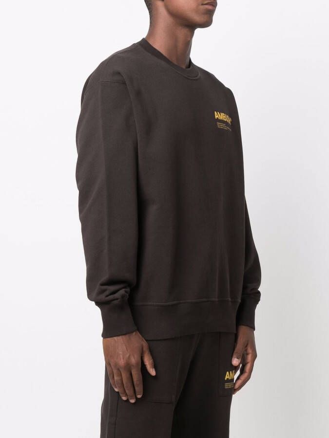 AMBUSH Sweater met logoprint Bruin