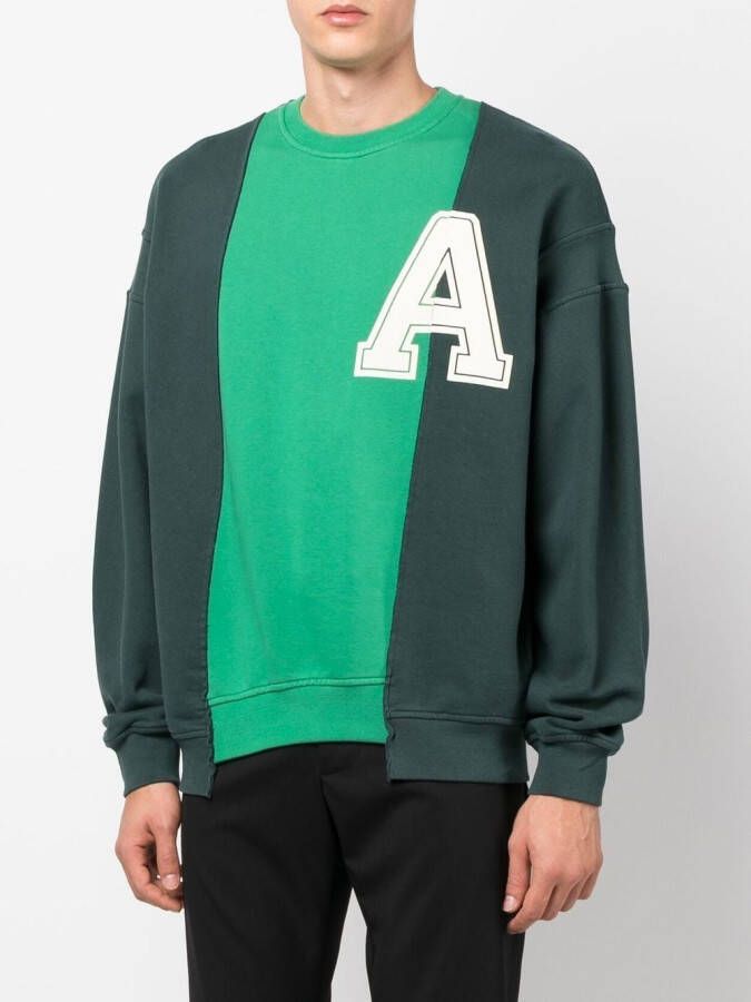 AMBUSH Sweater met meerdere vlakken Groen
