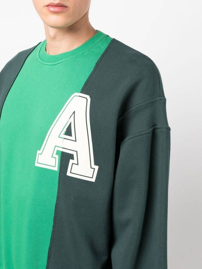 AMBUSH Sweater met meerdere vlakken Groen