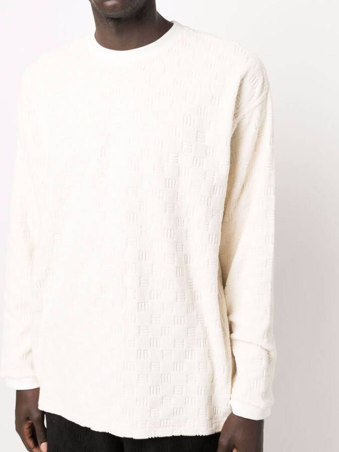 AMBUSH Sweater met monogram afwerking Beige