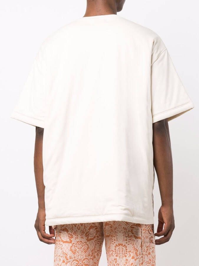 AMBUSH T-shirt met geborduurd logo Beige