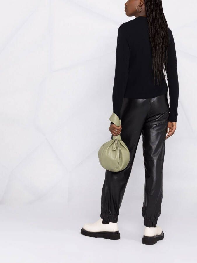 AMBUSH T-shirt met geknoopte mouwen Zwart