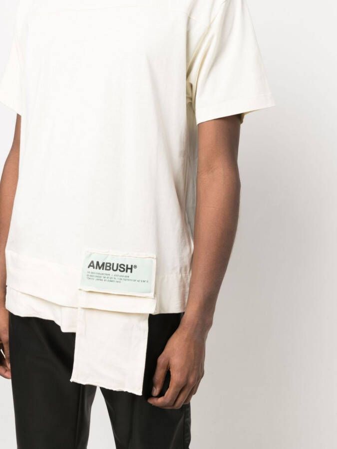 AMBUSH T-shirt met gelaagde afwerking Wit
