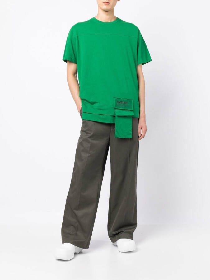 AMBUSH T-shirt met logopatch AMAZON SEA FOAM