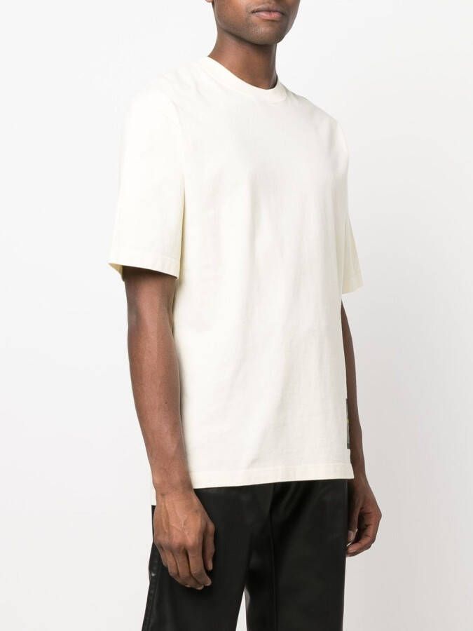 AMBUSH T-shirt met logopatch Beige