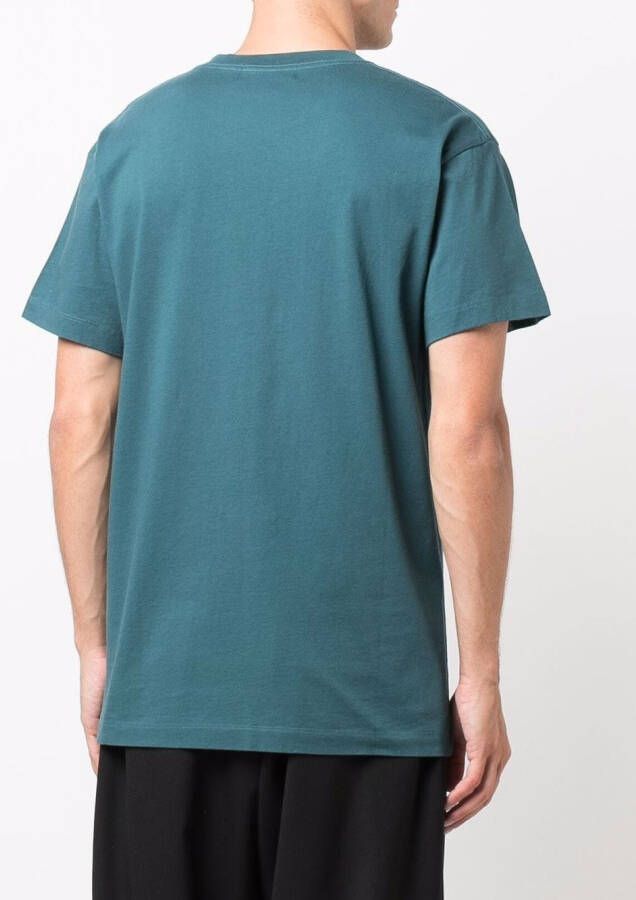 AMBUSH T-shirt met logoprint Blauw