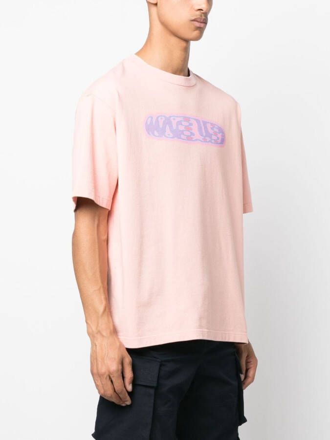 AMBUSH T-shirt met logoprint Roze