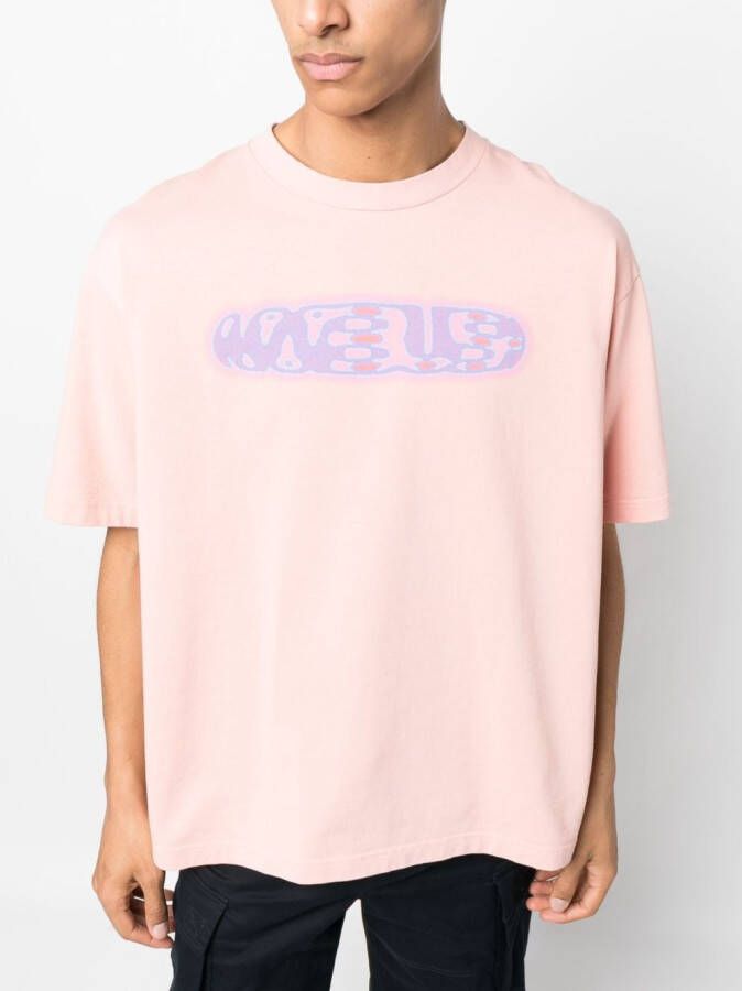 AMBUSH T-shirt met logoprint Roze