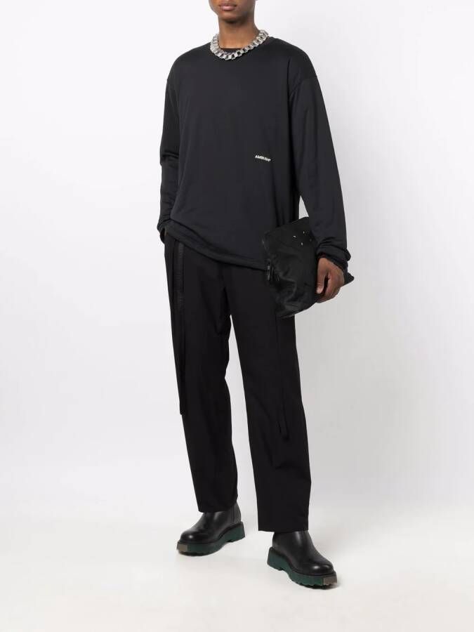 AMBUSH T-shirt met logoprint Zwart