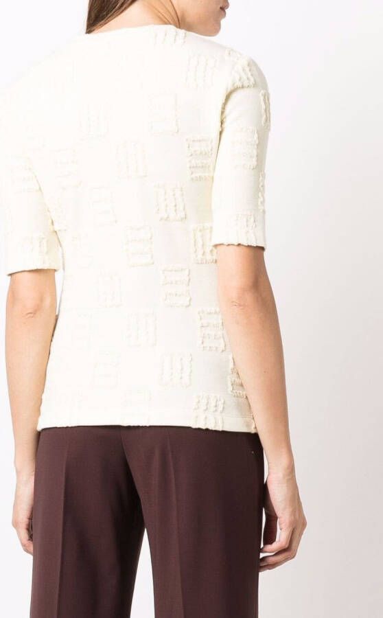 AMBUSH T-shirt met monogram Beige
