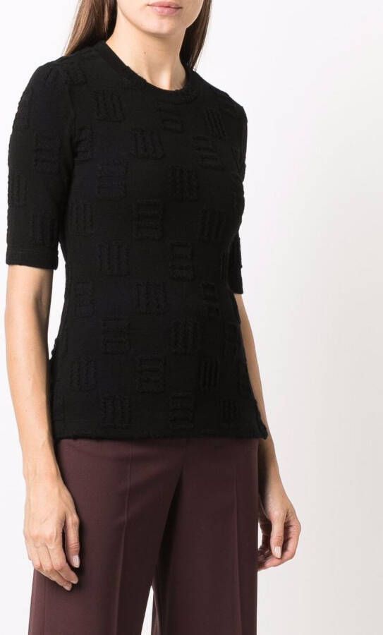 AMBUSH T-shirt met monogram Zwart