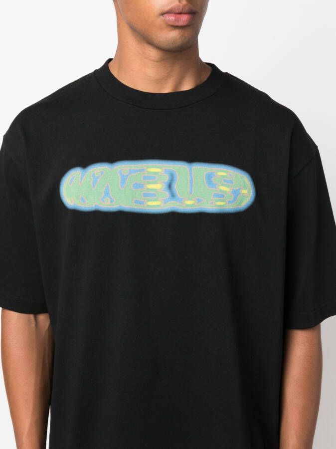 AMBUSH T-shirt met print Zwart