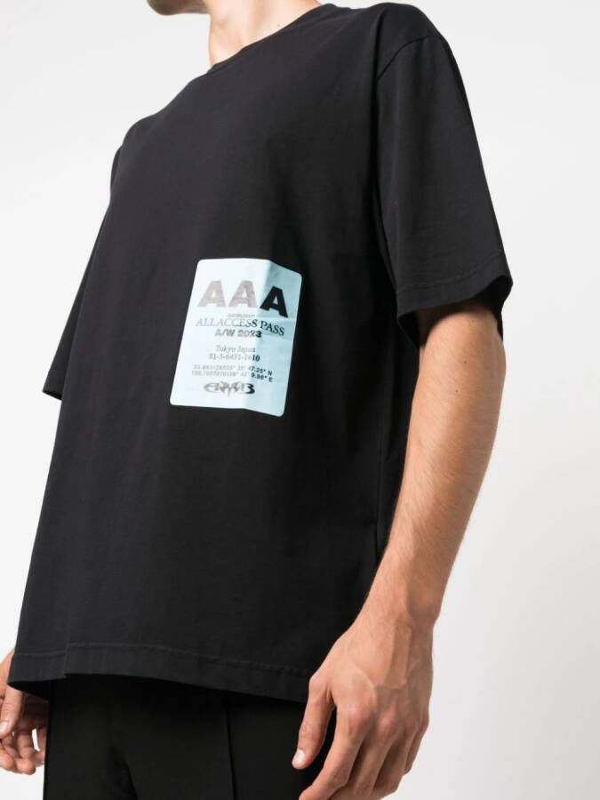 AMBUSH T-shirt met print Zwart