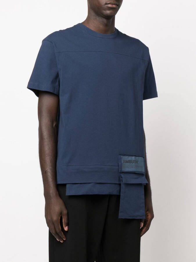 AMBUSH T-shirt met zak Blauw