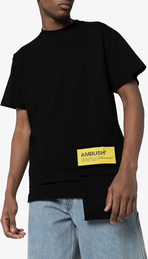 AMBUSH T-shirt met zakdetail Zwart