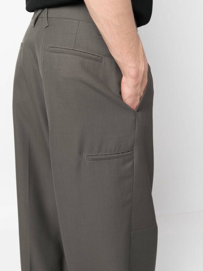 AMBUSH Pantalon met wijde pijpen Grijs