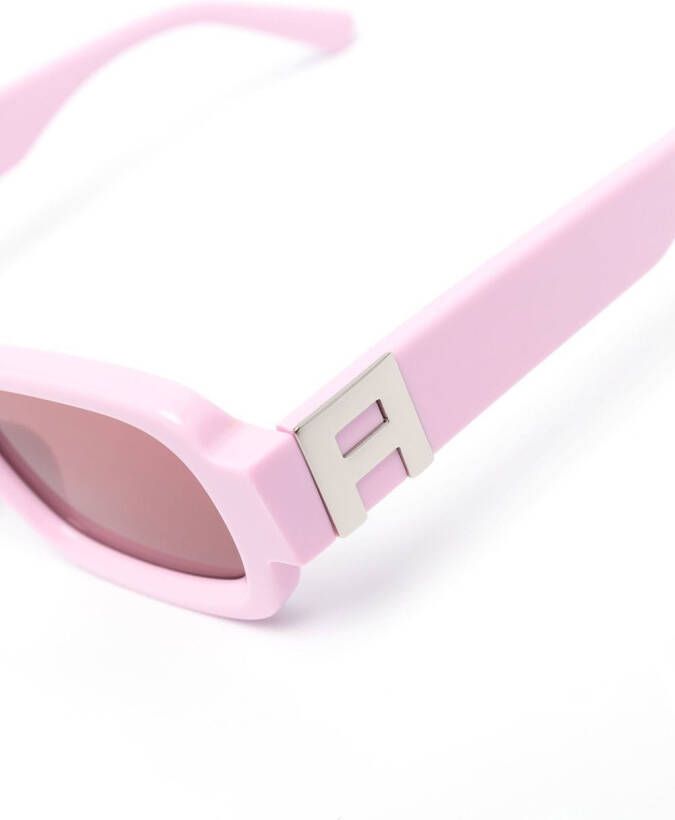 Ambush Eyewear Thia zonnebril met vierkant montuur Roze