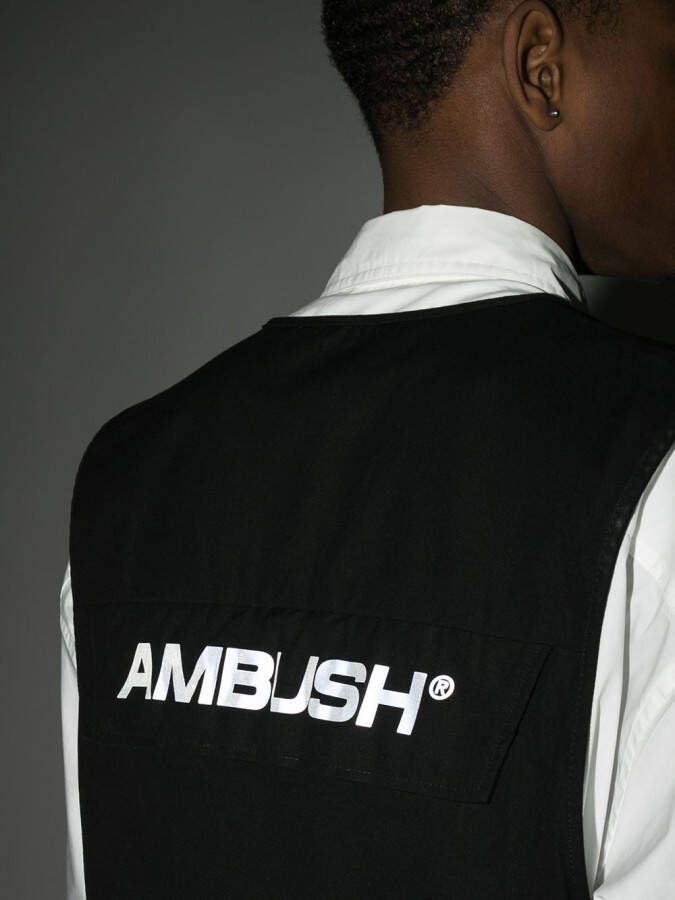 AMBUSH Top met meerdere zakken Zwart