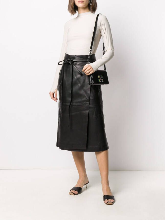 AMBUSH Top met rits op de rug Beige
