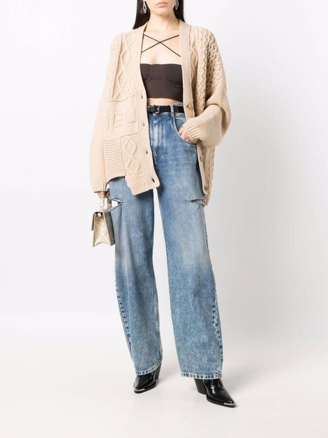 AMBUSH Vest met logodetail Beige