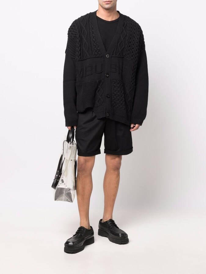 AMBUSH Vest met patchwork Zwart